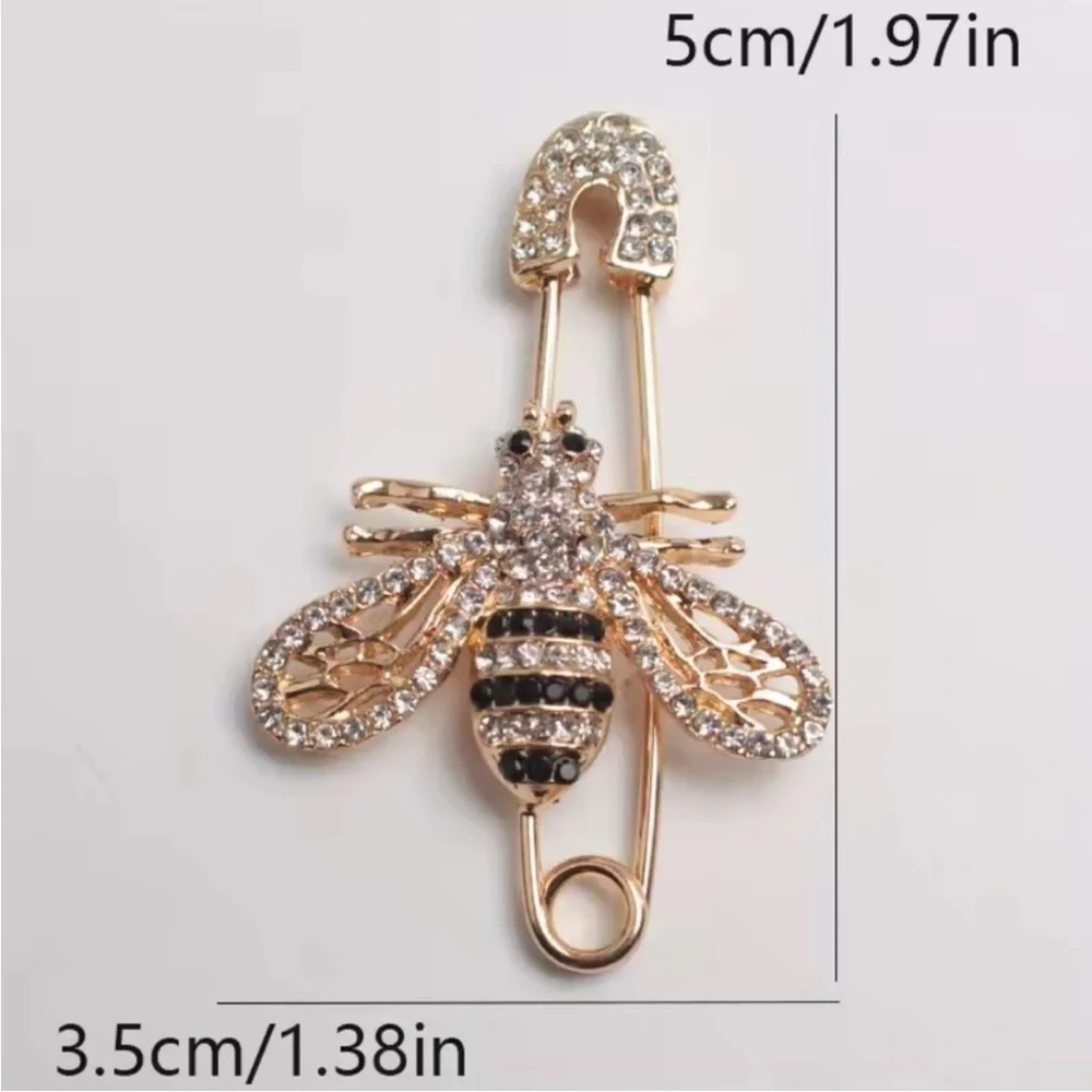 Maison Crystal Bee Brooch